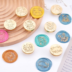 3Cm Brass Đẹp Động Vật Nhỏ Sáp Con Dấu Tem Đầu Cho Đám Cưới Lời Mời Trang Trí - Product Image 3