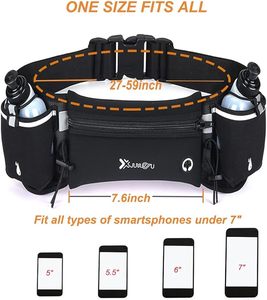Thể thao ngoài trời Chạy Chạy Bộ Eo Túi không thấm nước điện thoại eo vành đai Gói tập thể dục đàn hồi Fanny gói - Product Image 4