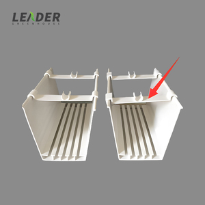 Système de culture hydroponique NFT à canaux verticaux, crémaillère en <span class=keywords><strong>PVC</strong></span> à rainures/trapézoïdales avec planche d'auto-drainage - Product Image 1