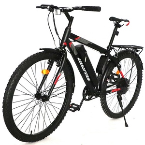 אופניים חשמליים Mtb 26 אינץ 'עם רכזת אחורי 250w מנוע מהירות אחת 36v 5.2ah 5.2ah אופניים כוח - Product Image 1