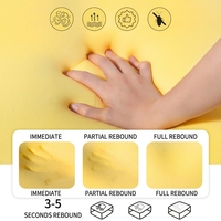 Coussin de chaise de bureau ergonomique en mousse à mémoire de forme écologique de qualité supérieure, soulagement des douleurs du coccyx, amovible et lavable pour les travailleurs assis longue durée