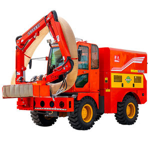 Taille-haie diesel automatique amélioré avec ramassage intégré, machine de taille-haie efficace, taille-haie pour bandes vertes, taille-haie pour tracteur - Product Image 1