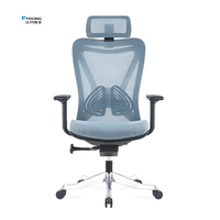 Chaises de bureau pivotantes ergonomiques en maille pour direction, à dossier haut, nouveau design moderne