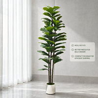 Ficus en plastique détachable de 1,20 m à 1,80 m, tailles plus petites, emballage économique, frais de livraison réduits, réductions sur les commandes, plantes artificielles, arbres, plantes artificielles
