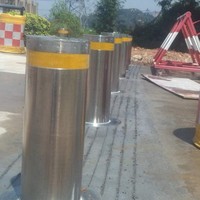 Barrière de sécurité pour parking souterrain, poteaux de sécurité automatiques hydrauliques électriques pour allée