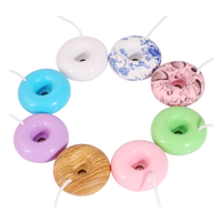 Diffuseur de vapeur en forme de donut pour bureau à domicile, mini pulvérisateur, mini humidificateur à ions négatifs, purificateur d'air rond USB pour la maison