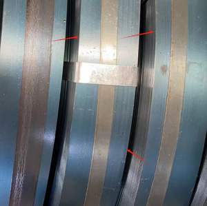 Resorte para Puerta de Garaje Industrial de Acero con Alto Contenido de Carbono SAE 1074, Acero CK75 HBMR, Gris Azulado y Azul Pulido, Grosor de 1.2-1.4 mm, Ancho de 40-60 mm - Product Image 2