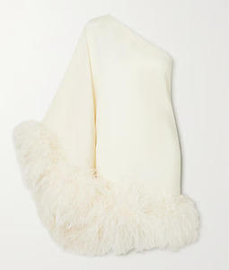 新作夏物高級豪華ドレス　プラスサイズ　ワンショルダー　黄色い羽根飾り　ベスティド・デ・プルマス　イブニングドレス - Product Image 3