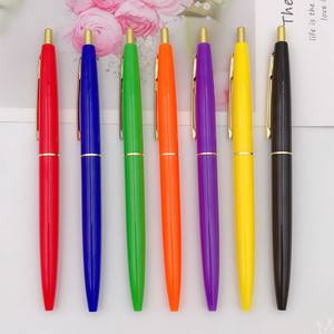 Bolígrafo de plástico barato con clip dorado y plateado, bolígrafo de bola con logotipo personalizado, bolígrafo de promoción de banco y hotel más popular - Product Image 6