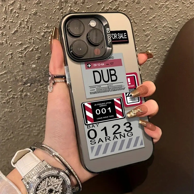 New Popular Design Alphabet-Inspired Candy Phone case for iPhone 15 Pro Max 14 13 12 11 XS XR Silver Hard Back Shockproof Cover
