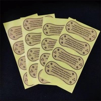 Protector Higiénico de Papel Kraft para Pruebas de Lencería y Trajes de Baño con Adhesivo Removible