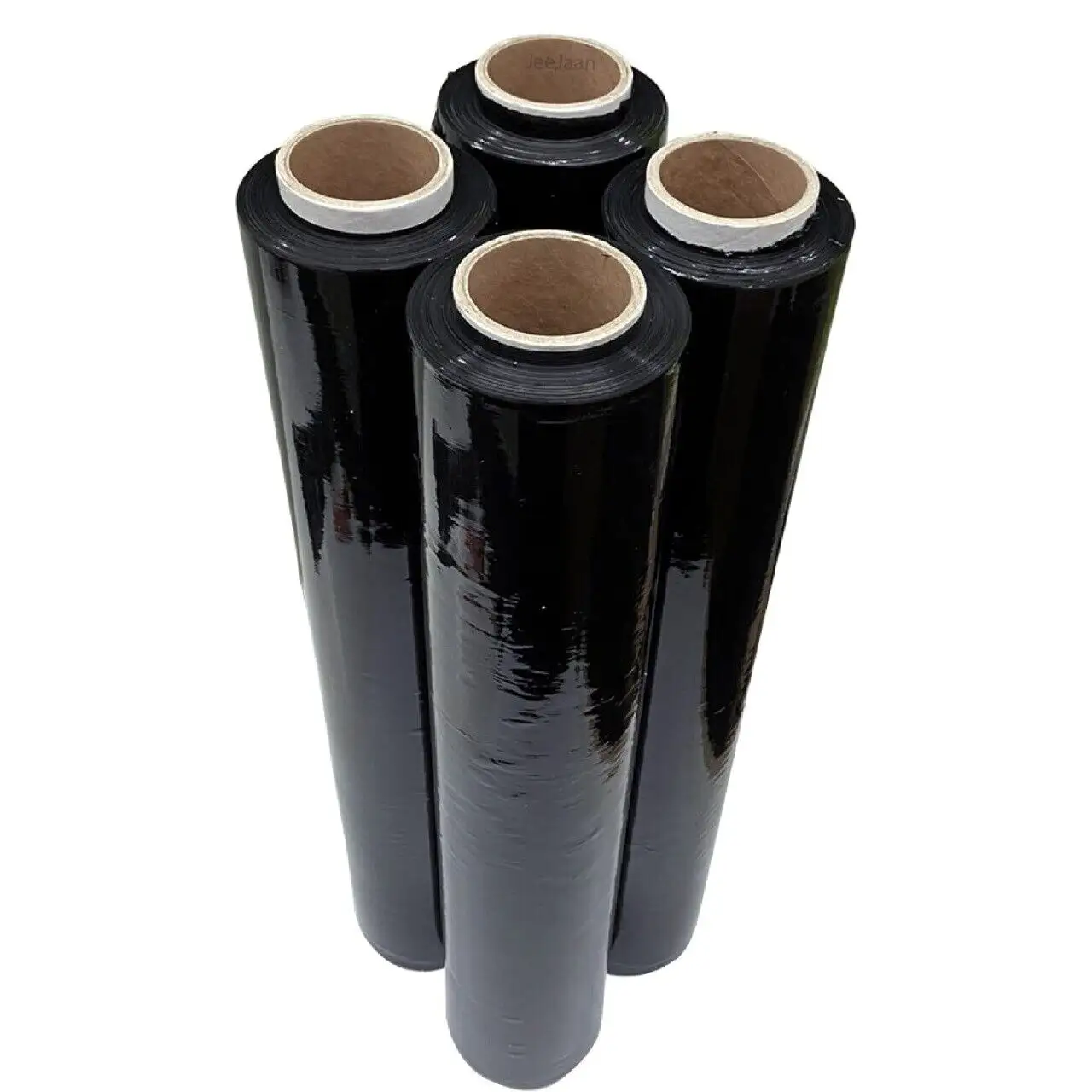 High quality black stretch film pallet shrink wrap/wrapping plastic film