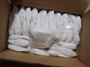 Pabrik langsung XTNU penutup janggut nilon PP nonanyaman penutup janggut pelindung jenggot dengan tali telinga - Product Image 3