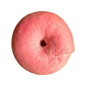 Juguetes blandos redondos de 4 pulgadas con forma de bagel, imitación de salsa, de levantamiento lento, color rosa puro, para decoración de fiestas, pegajosos, DIY, squishy - Product Image 6