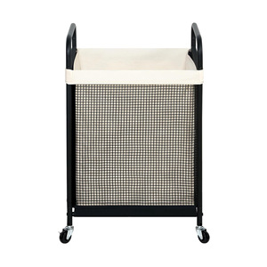   Cesto para la <span class=keywords><strong>ropa</strong></span> <span class=keywords><strong>sucia</strong></span> transfronterizo, hecho a medida, con <span class=keywords><strong>bolsa</strong></span> interior extraíble y lavable, de gran capacidad (90L), con ruedas. - Product Image 5