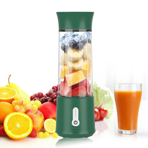 Licuadora portátil mini Chiboda de 400 ml, recargable por USB, con cinco cuchillas para batidos de frutas en movimiento. - Product Image 1