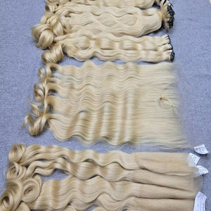 Bundles de tissage de cheveux raides naturels de haute qualité Bundles de cheveux humains Extensions de trame du Vietnam - Product Image 1