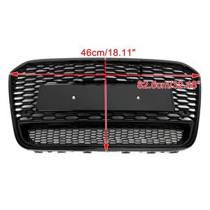 Usine De Voiture <span class=keywords><strong>A6</strong></span> S6 Pare-chocs Avant Grille RS6 Style Liook Avant Maille <span class=keywords><strong>Nid</strong></span> <span class=keywords><strong>D</strong></span>'<span class=keywords><strong>abeille</strong></span> Noir Grille pour <span class=keywords><strong>Audi</strong></span> <span class=keywords><strong>A6</strong></span> <span class=keywords><strong>C7</strong></span> S6 2012 2013 2014 2015 - Product Image 3