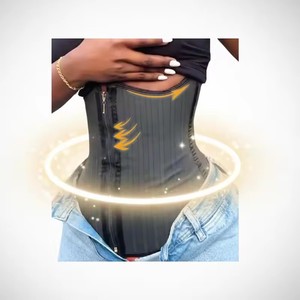 Faja <span class=keywords><strong>pour</strong></span> femmes, <span class=keywords><strong>ceinture</strong></span> corset, Fajase, Gaine colombienne originale, gaine amincissante, brûleur de graisse abdominale, latex courbé - Product Image 1