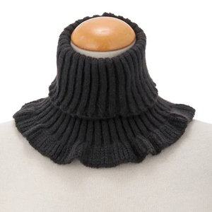 Bufanda de Punto con Volantes, Estilo Casual y Moderno, Ideal para el Invierno - Product Image 4