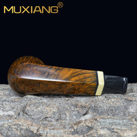 XIAOXIONG Usine En Gros Personnalisé Bois Longue Tige Tomate Pipes À Tabac Classique Nostalgie Briar Fumer Portable Réutilisable