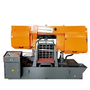 Hot sale GB4250 large bandsaw aluminum cutting manual band saw machine for metal profiles