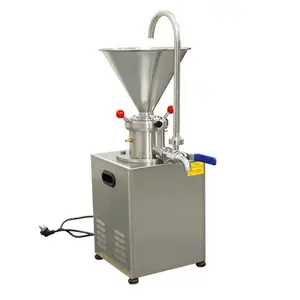 Full automatic sesame nuts peanut butter machine making commercial emulsion colloid mill ON SALE