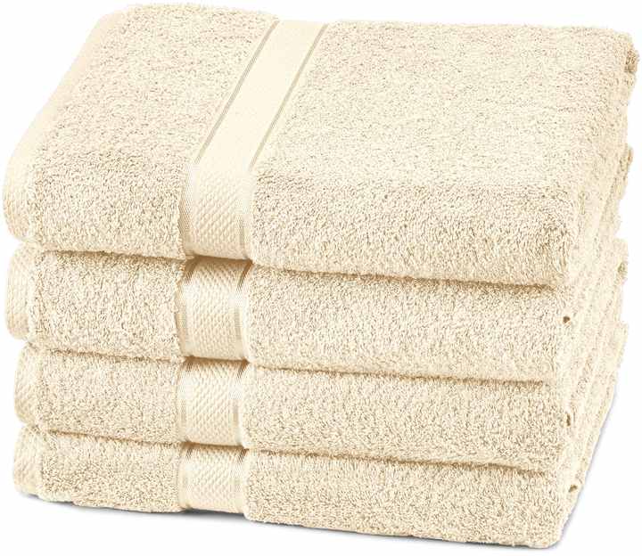 Hilton Egyptian Cotton Plush White Shower Tools Comfortable Towels Luxury Hotel Bath Towel Sets