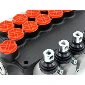 Fabricant de vanne directionnelle à <span class=keywords><strong>5</strong></span> bobines Vanne hydraulique auxiliaire pour tracteur Top P80-G34-5OT - Product Image 4