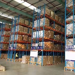 スチール製ヘビーデューティーメタルシェルフ、工業用スタッキングセレクトパレット倉庫ラックシステム、保管ラック＆棚ユニット - Product Image 3