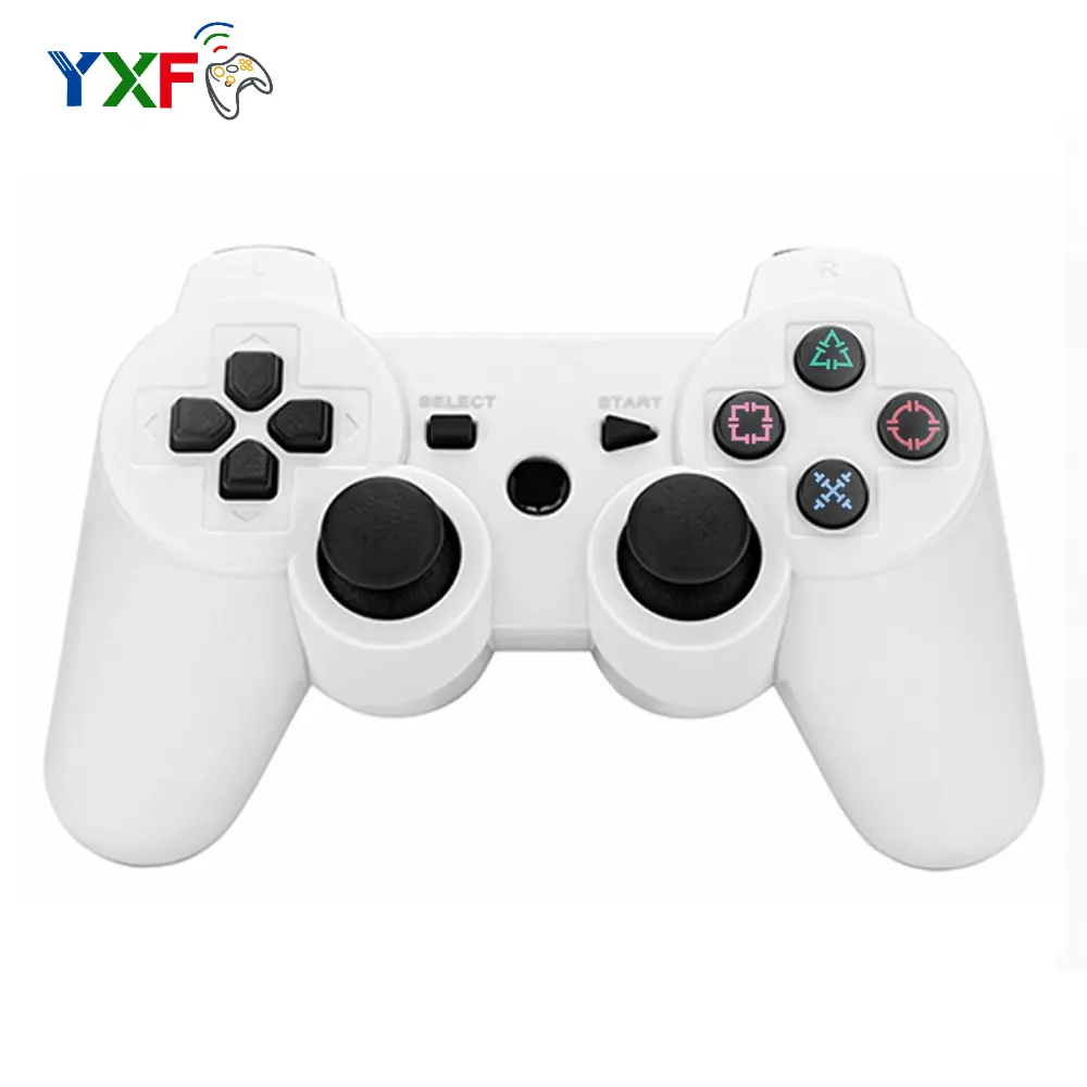 Factory wholesale wireless 2.4G gamepad controller for Sony Playstation ps3 gold