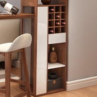 Meuble moderne de haute qualité, porte-vin, rangement pliable en bois, bar à domicile, comptoir