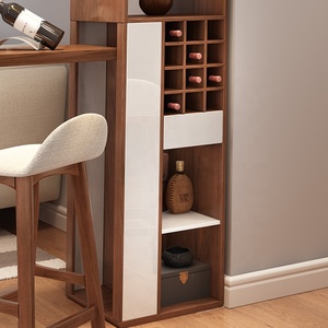 Meuble moderne de haute qualité, porte-vin, rangement pliable en bois, <span class=keywords><strong>bar</strong></span> à domicile, <span class=keywords><strong>comptoir</strong></span> - Product Image 5