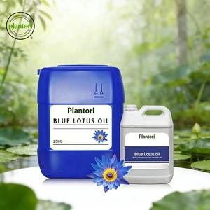 Aceite portador de almendras de grado cosmético, aceites esenciales de aromaterapia de lirio de agua puro <span class=keywords><strong>y</strong></span> loto azul, venta al por mayor a granel - Product Image 1