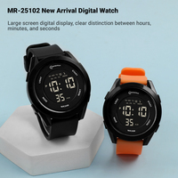 Mingrui 25102 mode étudiant sport alarme Relogio course montre-bracelet Sport étanche LED montres numériques pour hommes