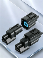 Connecteur mâle étanche en cuivre 6181-0803 à 1 broche pour capteur de cliquetis automobile, compatible avec faisceau de câbles 6189-0591 pour avertisseur sonore de détonation