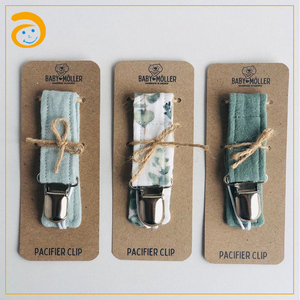 Pamuklu Muslin Önlük Emzik Klipsleri Zincirli Emzik Tutucu Emzik Zinciri Bebek Beslenme Bebek Aksesuarları - Product Image 4
