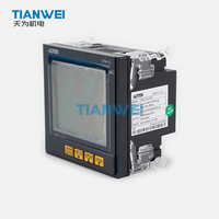 Compteur de puissance monophasé horizontal ADTEK CPM12-A-5-P-M 96x48mm, 12 chiffres, entrée CT AC 0-5A, transmission 4-20mA, RS485 Modbus, AC85-265V