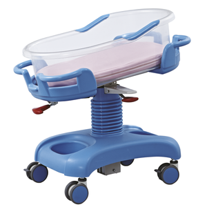Hospital Baby <strong>Crib</strong> Adjustable Height Neonatal Medical Cot Stainless Steel Frame Eco-friendly Breathable for 0-12 Months CE - Product Image 3