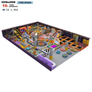 Factory Supply Indoor Soft Play Equipment Custom Kids Indoor Playground With Ball Pool - Product Image 1