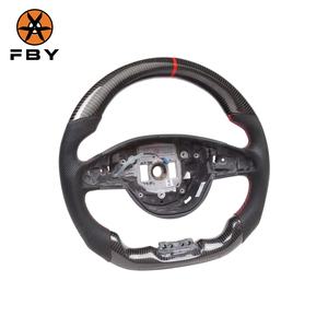 Volante in Fibra di Carbonio Personalizzato per Mercedes Benz <span class=keywords><strong>W205</strong></span> W222 W213 E63s C43 C63 2015-2021, Volante Auto in Fibra di Carbonio con LED - Product Image 2