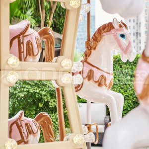 Bambino Manege Mini giostra a cavallo giostra per bambini attrazioni del parco e centri commerciali vendita - Product Image 5