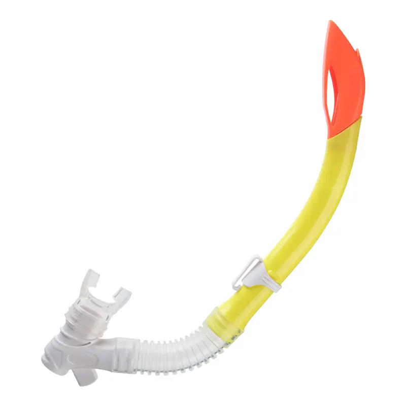 도매 경쟁 호흡 튜브 다이빙 스노클링 장비 실리콘 PVC 마우스 피스 사용 가능한 어린이를위한 세미 드라이 스노클링
