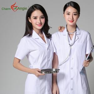 Camice da Laboratorio Unisex per Studenti di Medicina in Tessuto Dobby Poliestere/Cotone Abbigliamento Invernale ed Estivo Fornitura ODM Cina per Medici - Product Image 4