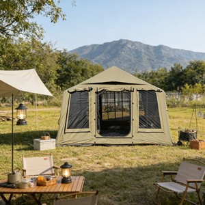 Tente de réception familiale facile à monter, toile extérieure en Oxford, spacieuse pour les rassemblements familiaux en plein air - Product Image 3
