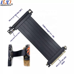 Câble d'extension de carte graphique PCI-E 3.0 X16 vers PCIe 16X à 90 degrés, rallonge GPU, 20CM 30CM 40CM 50CM 60CM 80CM 100CM - Product Image 1