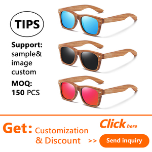 Offres Spéciales d'usine Lentilles TAC polarisées UV400 carrées Lentes De <span class=keywords><strong>Sol</strong></span> en bois Design à la mode Toutes les montures Lunettes de soleil en bambou écologique - Product Image 2