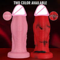 Dildo réaliste extra épais de conception musculaire, sans boule, jouet sexuel pour adultes, plug anal, jouet de masturbation, produit pour adultes en gros