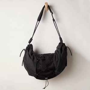 Bolso Bandolera Cruzado Casual Impermeable de Nylon Suave y Ligero con Correa Ajustable Unisex, Portátil, de Moda para Mujer, Color Sólido - Product Image 2