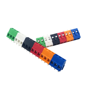 128路升压笼式端子台 5.0/5.08mm KF128/KF129/WJ128/WJ129 300V 16A PA66 外壳 PCB板螺丝端子台连接器 - Product Image 4